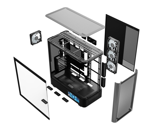 MODECOM Volcano AQ400 ARGB Midi MC-A-AQ400-4FA-B - 1486757 - zdjęcie 9